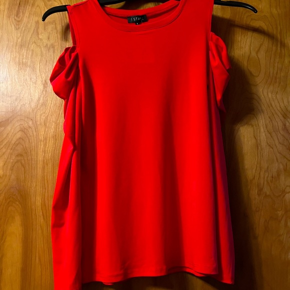 Cute Orange Red Blouse main image 1